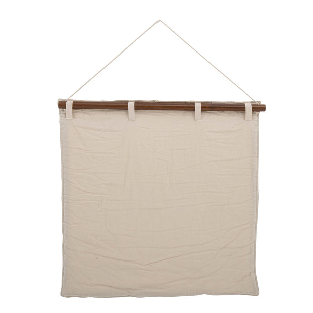 Decoratiune de perete din textil, Jean Natural, L70xlxH70 cm (1)