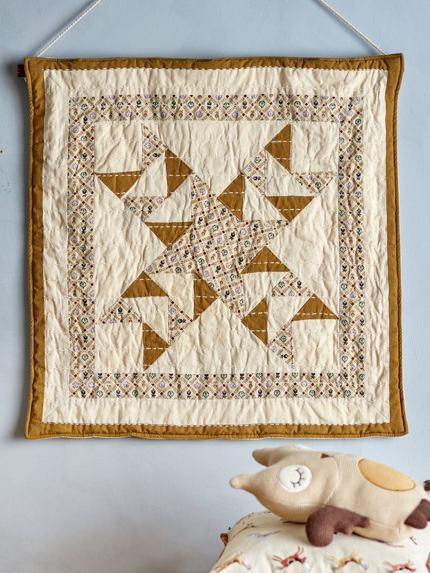 Decoratiune de perete din textil, Jean Natural, L70xlxH70 cm (4)