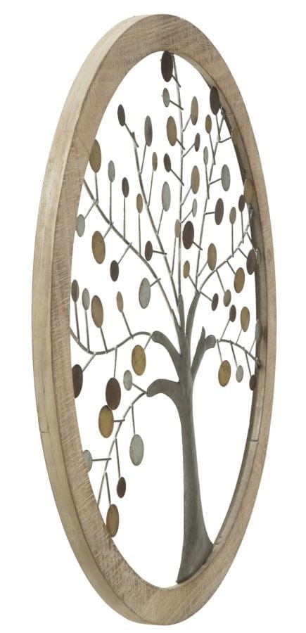 Decoratiune de perete Life Tree I Natural, Ø59 cm (3)