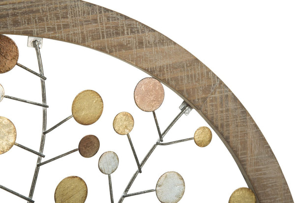 Decoratiune de perete Life Tree I Natural, Ø59 cm (4)