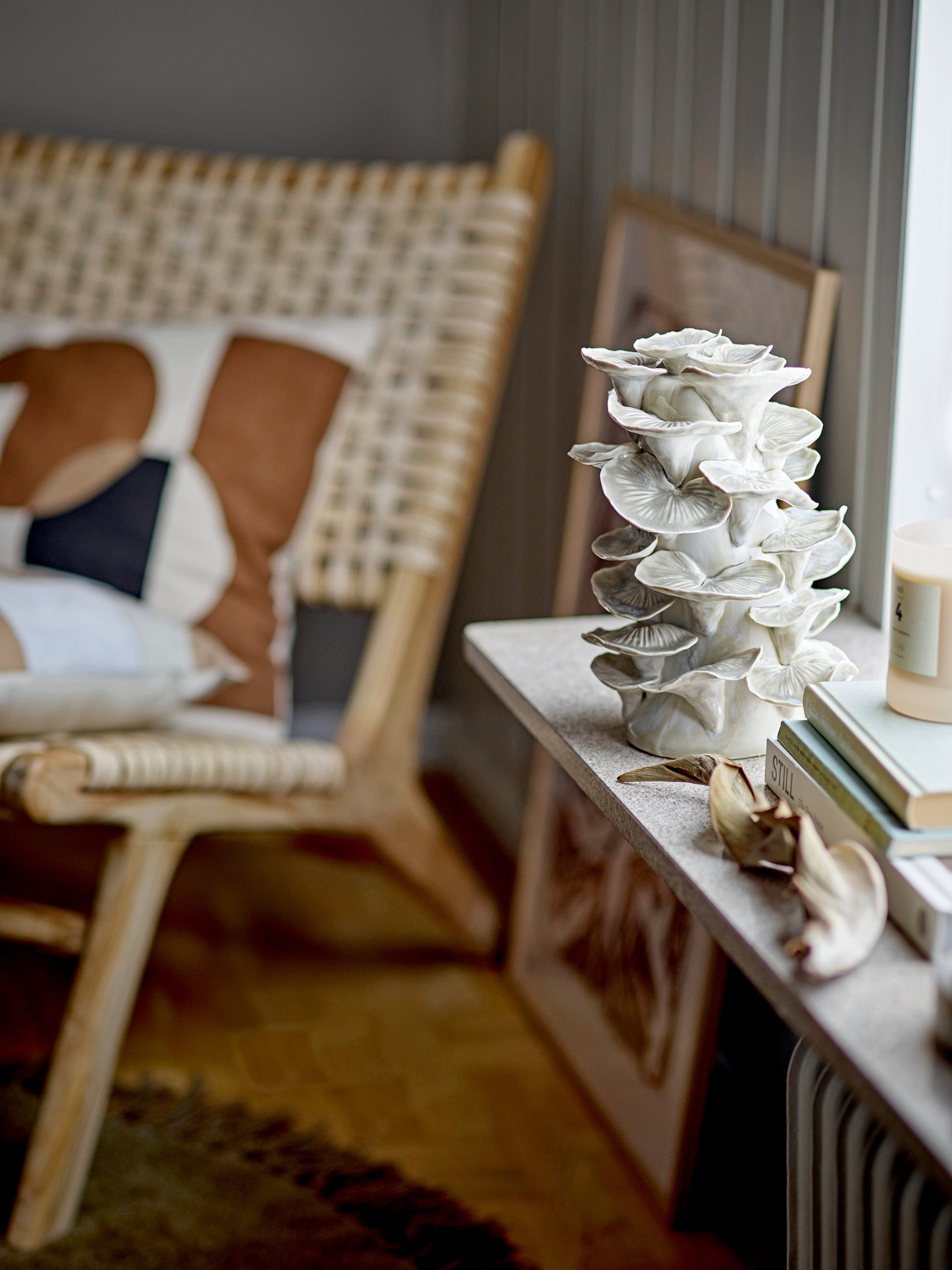 Decoratiune din ceramica, Darri Gri, L19xl17xH24 cm (4)