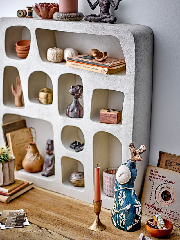 Decoratiune din ceramica, Layhan Albastru, L12xl8xH31 cm (2)