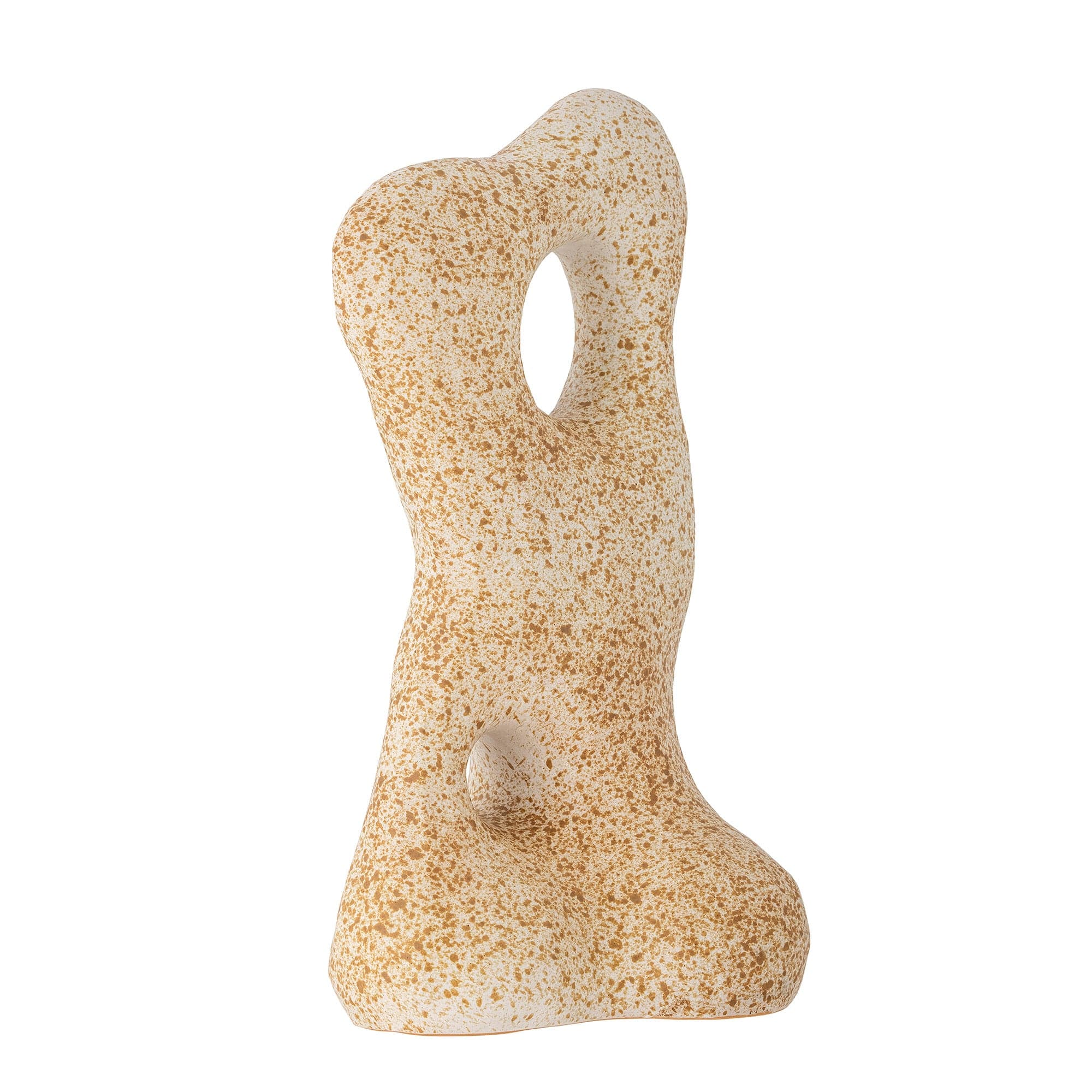 Decoratiune din ceramica, Raheen Natural, L25xl25xH50 cm (2)