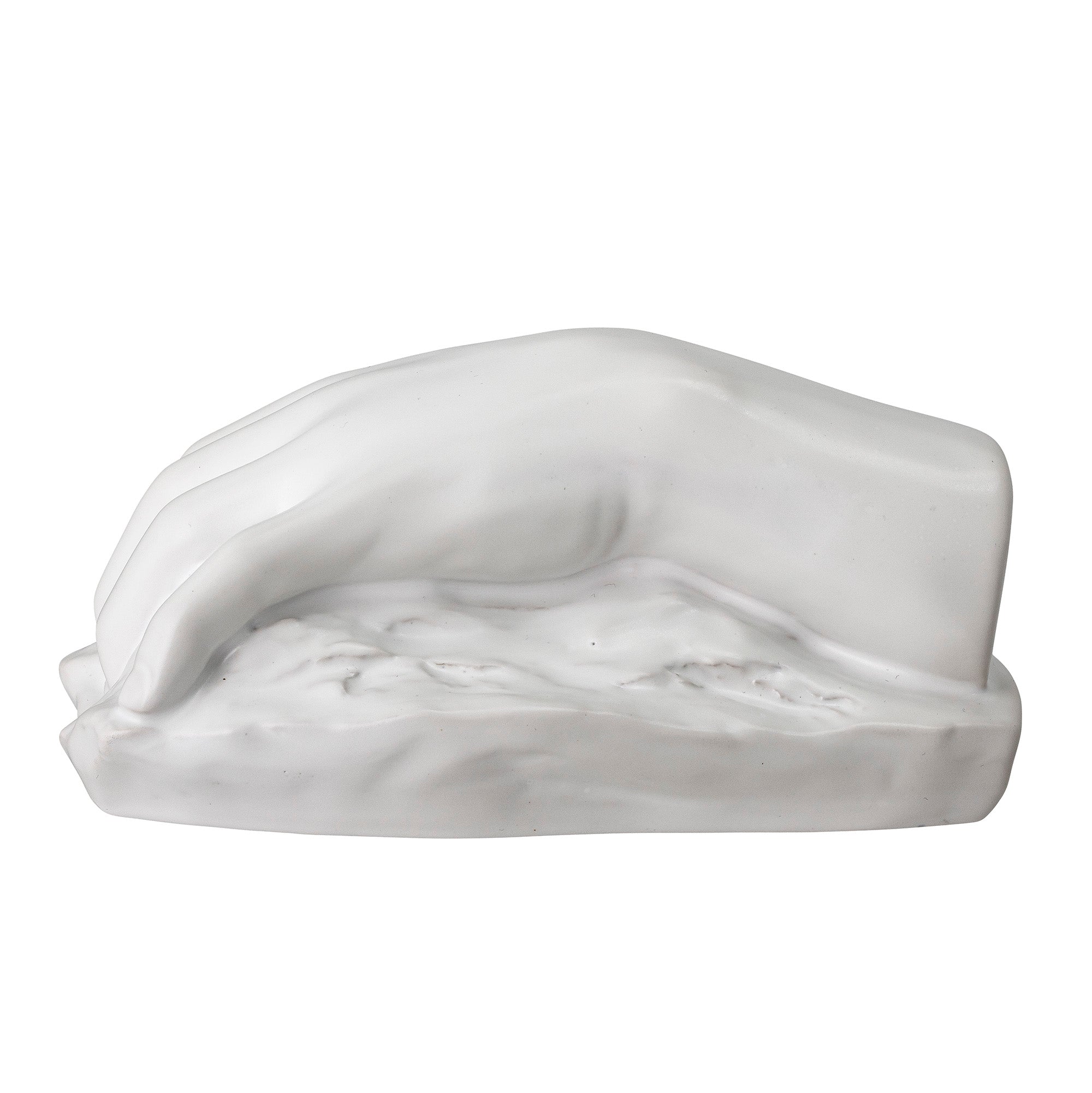 Decoratiune din ceramica, Shirie Alb, L20xl16xH10 cm (5)