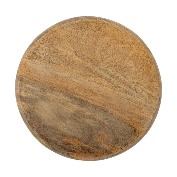 Decoratiune din lemn, Cameline Natural, Ø25xH6,5 cm (2)