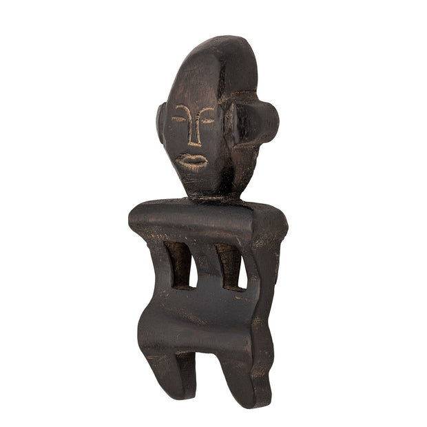 Decoratiune din lemn, Harlee Negru, L14xl6xH2 cm