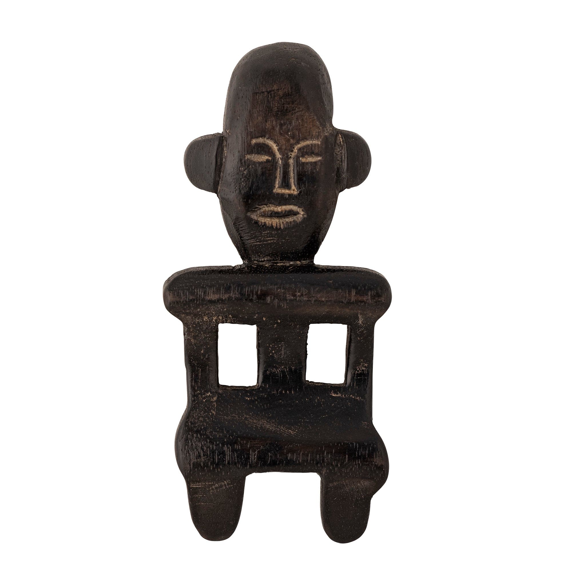 Decoratiune din lemn, Harlee Negru, L14xl6xH2 cm (1)