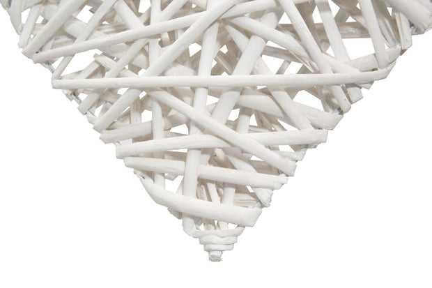 Decoratiune din lemn Heart Media Alb, l20xA5xH20 cm (2)