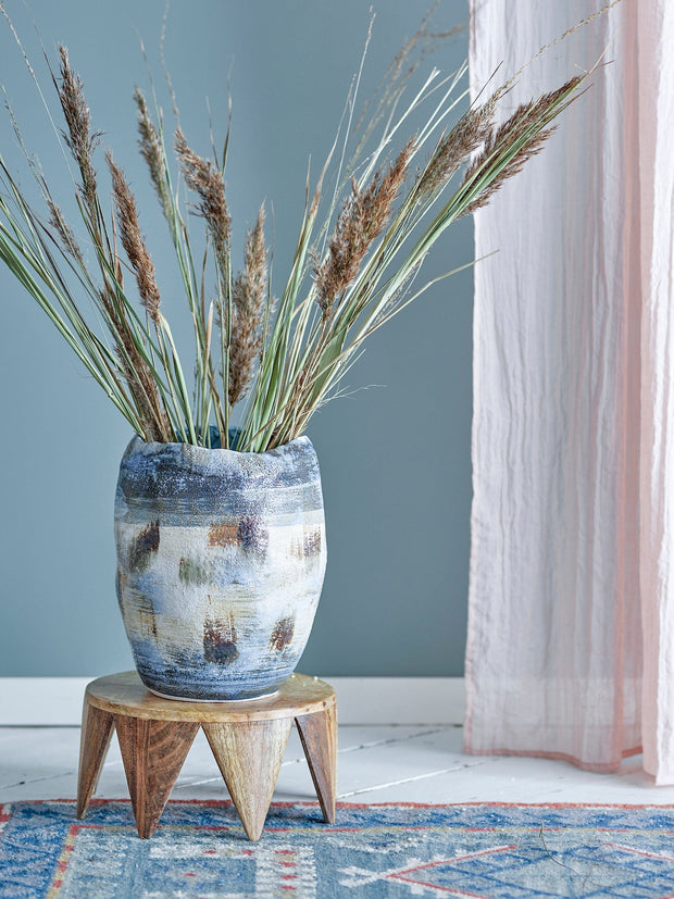 Decoratiune din lemn, Sakuri Natural, Ø33xH15 cm (2)