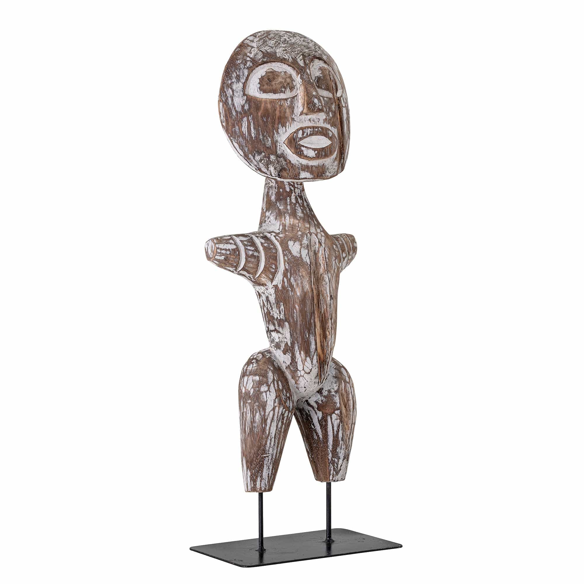 Decoratiune din lemn si metal, Ju Natural, L21xl10xH55 cm (5)