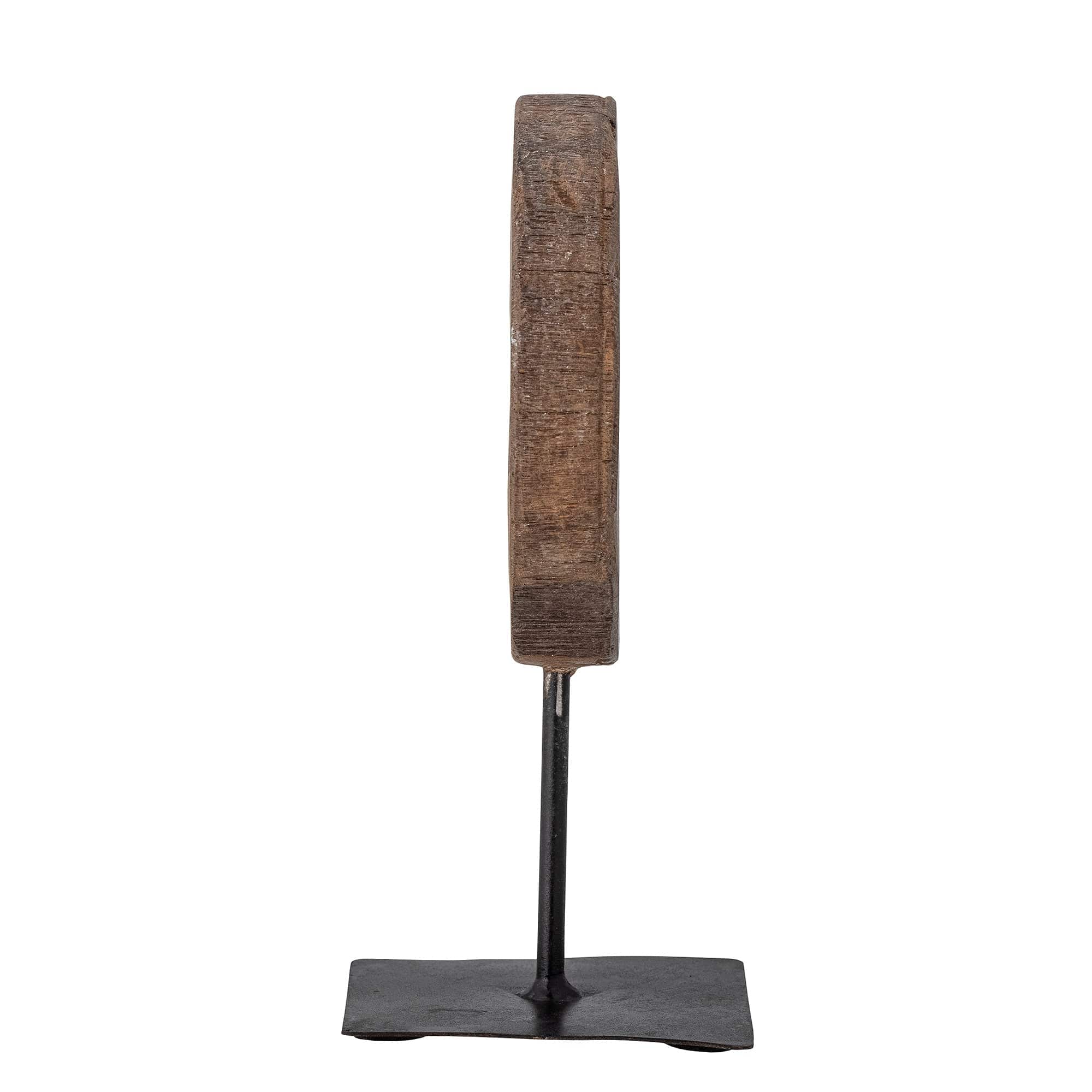 Decoratiune din lemn si metal, Sashia Maro, L14xl14xH23 cm (2)