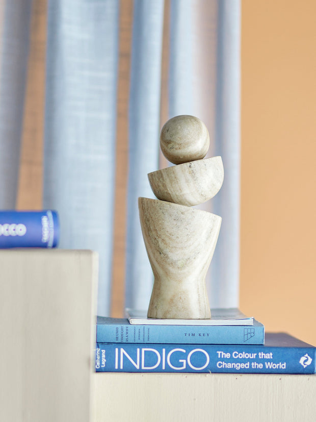 Decoratiune din marmura, Lazise Natural, Ø10xH24 cm (2)