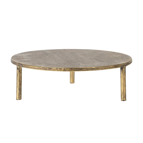 Decoratiune din metal, Torgun Alama, Ø30xH9 cm