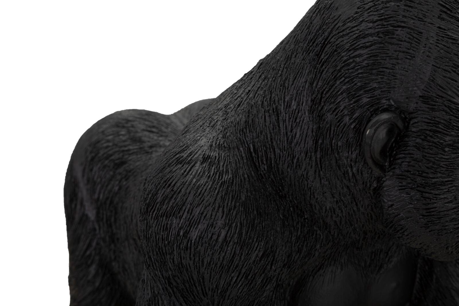 Decoratiune din polirasina, Gorilla Small Negru, L35xl21,5xH37,5 cm (5)