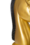 Mauro Ferretti Decoratiune din polirasina, Horse Glam Tall Auriu / Negru, Ø18,5xH50 cm