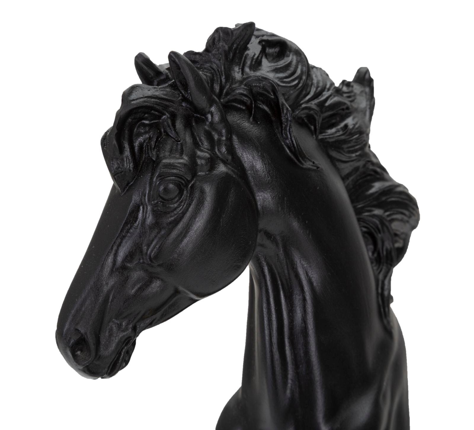 Mauro Ferretti Decoratiune din polirasina, Horse Small Negru / Auriu, L14xl11xH27 cm