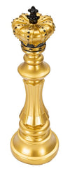 Decoratiune din polirasina, King Glam Medium Auriu / Negru, Ø13xH40,5 cm (1)