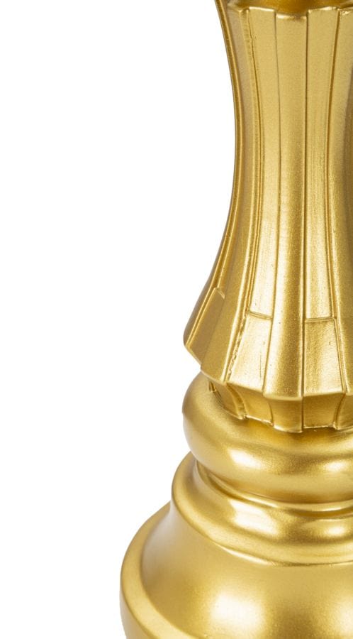 Mauro Ferretti Decoratiune din polirasina, King Glam Medium Auriu / Negru, Ø13xH40,5 cm