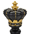 Mauro Ferretti Decoratiune din polirasina, King Medium Negru / Auriu, Ø13xH40,5 cm