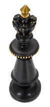 Mauro Ferretti Decoratiune din polirasina, King Small Negru / Auriu, Ø11xH32,5 cm