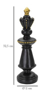 Mauro Ferretti Decoratiune din polirasina, King Small Negru / Auriu, Ø11xH32,5 cm