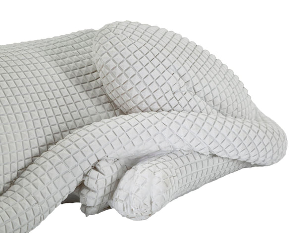 Mauro Ferretti Decoratiune din polirasina, Leopard Alb, L38xl12,5xH15,3 cm