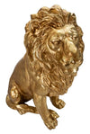 Mauro Ferretti Decoratiune din polirasina, Lion Auriu, L67xl36,5xH80 cm