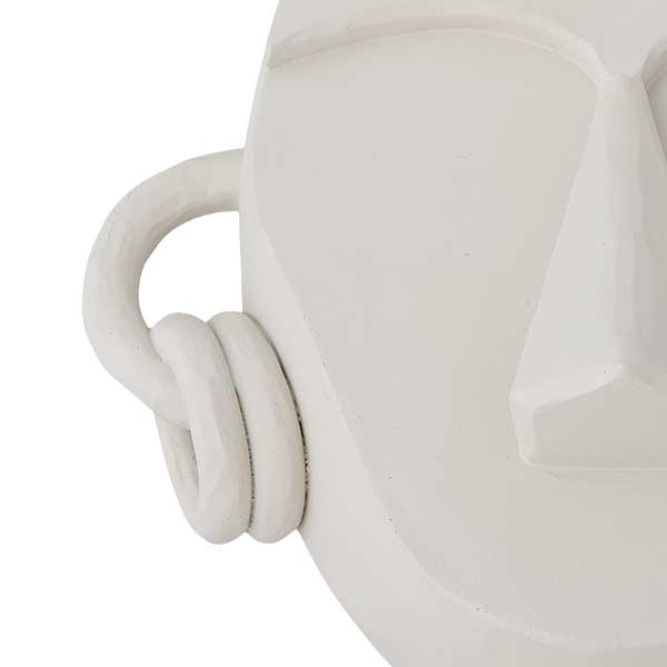 Decoratiune din polirasina, Luelle Alb, L17xl14xH24,5 cm (3)