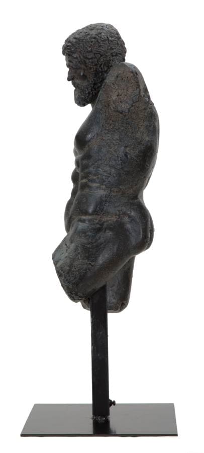 Decoratiune din polirasina, Museum Man Negru, L26xl22xH57,5 cm (2)