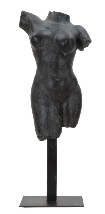 Mauro Ferretti Decoratiune din polirasina, Museum Woman Negru, L19xl17xH50 cm