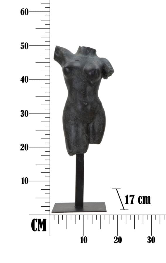 Mauro Ferretti Decoratiune din polirasina, Museum Woman Negru, L19xl17xH50 cm