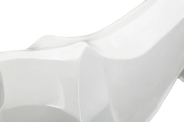 Mauro Ferretti Decoratiune din polirasina, Phanter Alb, L70xl18xH32,5 cm