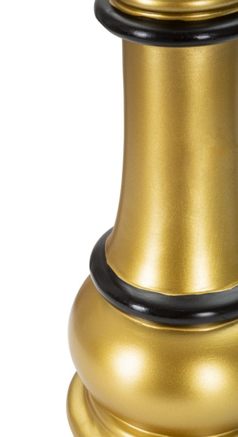 Mauro Ferretti Decoratiune din polirasina, Queen Tall Glam Auriu / Negru, Ø15xH50 cm