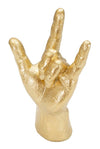 Decoratiune din polirasina, Yeah Hand Auriu, L14,5xl7xH23 cm (3)