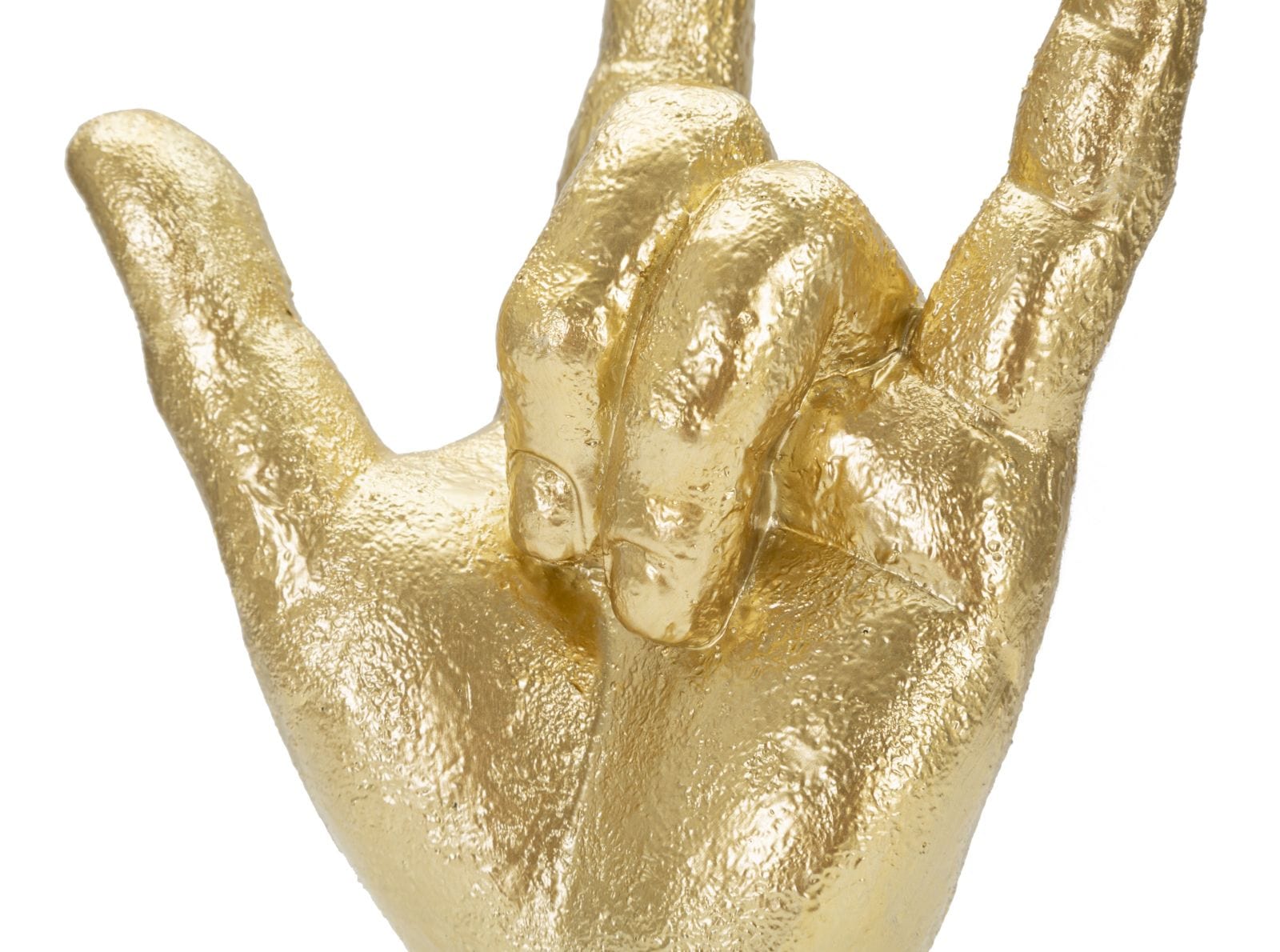 Mauro Ferretti Decoratiune din polirasina, Yeah Hand Auriu, L14,5xl7xH23 cm