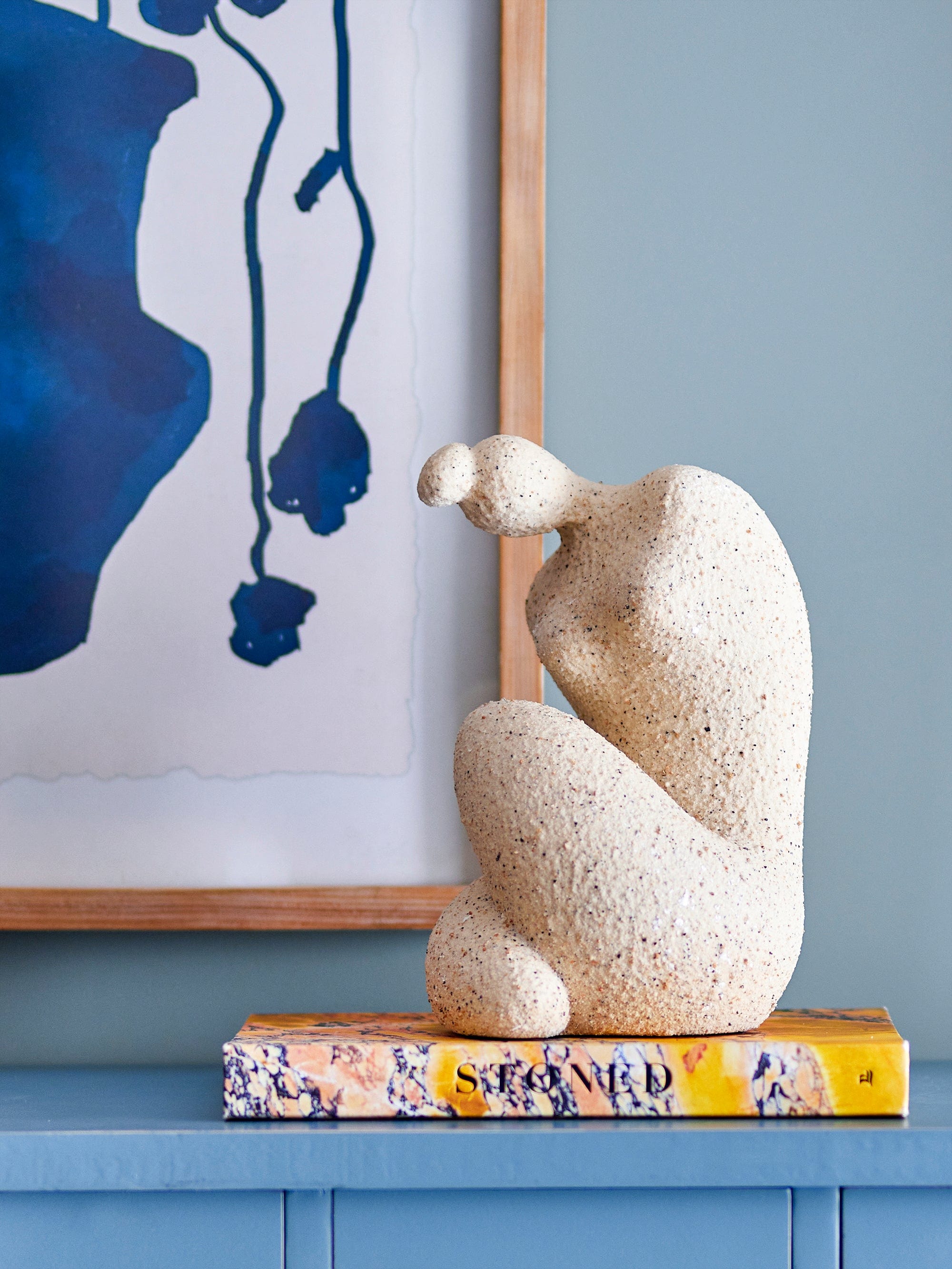 Decoratiune din rasina, Kleio Natural, L18xl16,5xH26 cm (2)