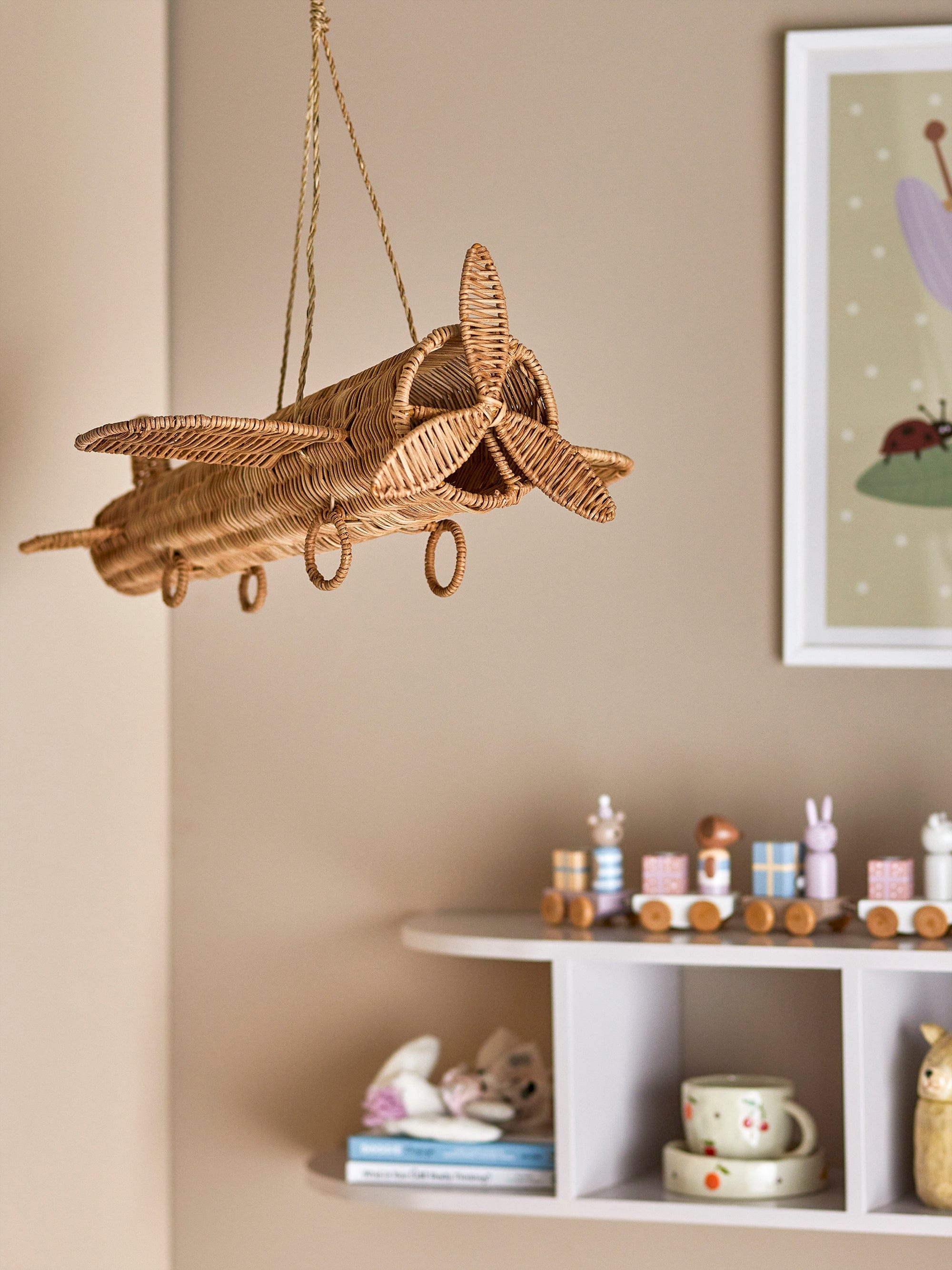 Decoratiune din ratan, Balazar Natural, L47xl35xH19 cm (3)