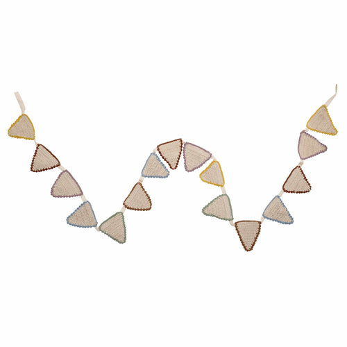 Decoratiune din textil, Celestine Natural, L180xl9xH5 cm