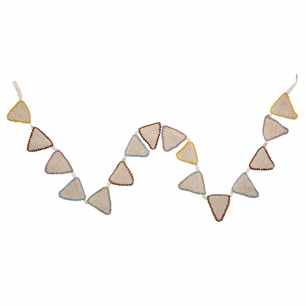 Decoratiune din textil, Celestine Natural, L180xl9xH5 cm