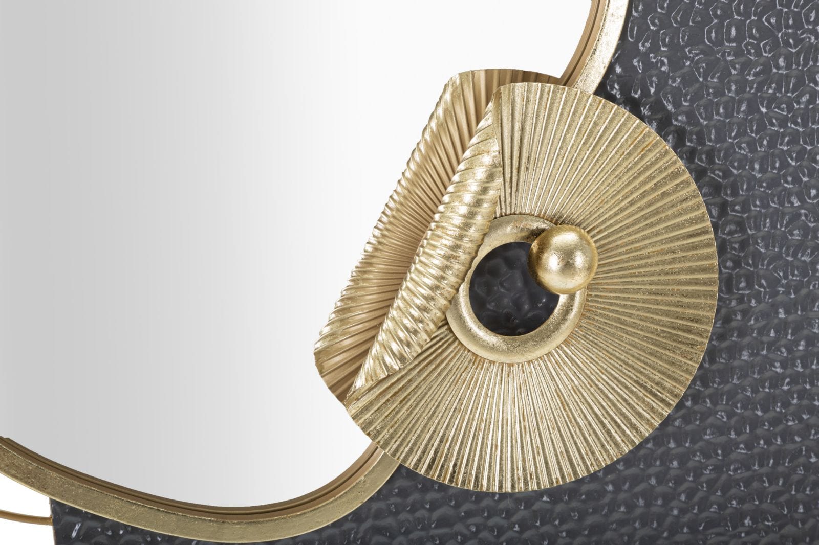 Mauro Ferretti Decoratiune metalica de perete, cu oglinda, Art Multicolor, l80xA7xH72,4 cm