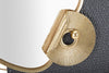 Mauro Ferretti Decoratiune metalica de perete, cu oglinda, Art Multicolor, l80xA7xH72,4 cm