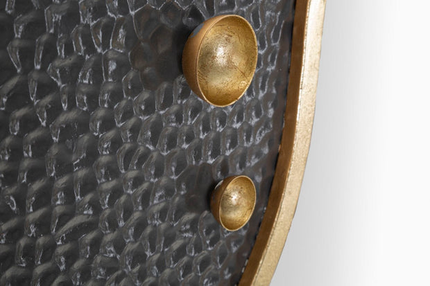 Mauro Ferretti Decoratiune metalica de perete, cu oglinda, Art Multicolor, l80xA7xH72,4 cm