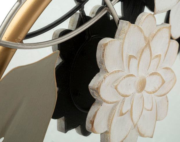 Mauro Ferretti Decoratiune metalica de perete, cu oglinda, Tonis Multicolor, l74,9xA7xH66 cm