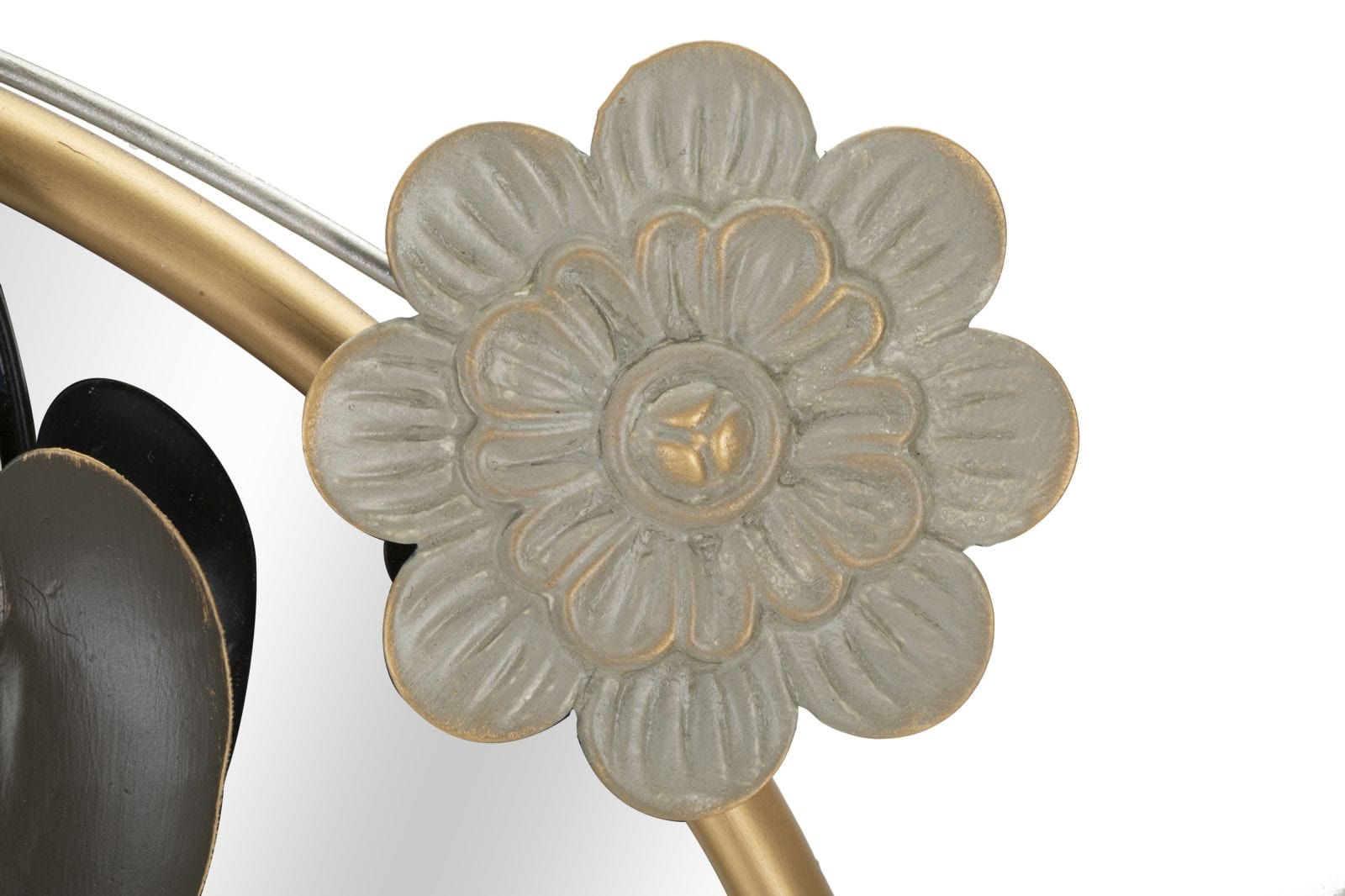 Mauro Ferretti Decoratiune metalica de perete, cu oglinda, Tonis Multicolor, l74,9xA7xH66 cm