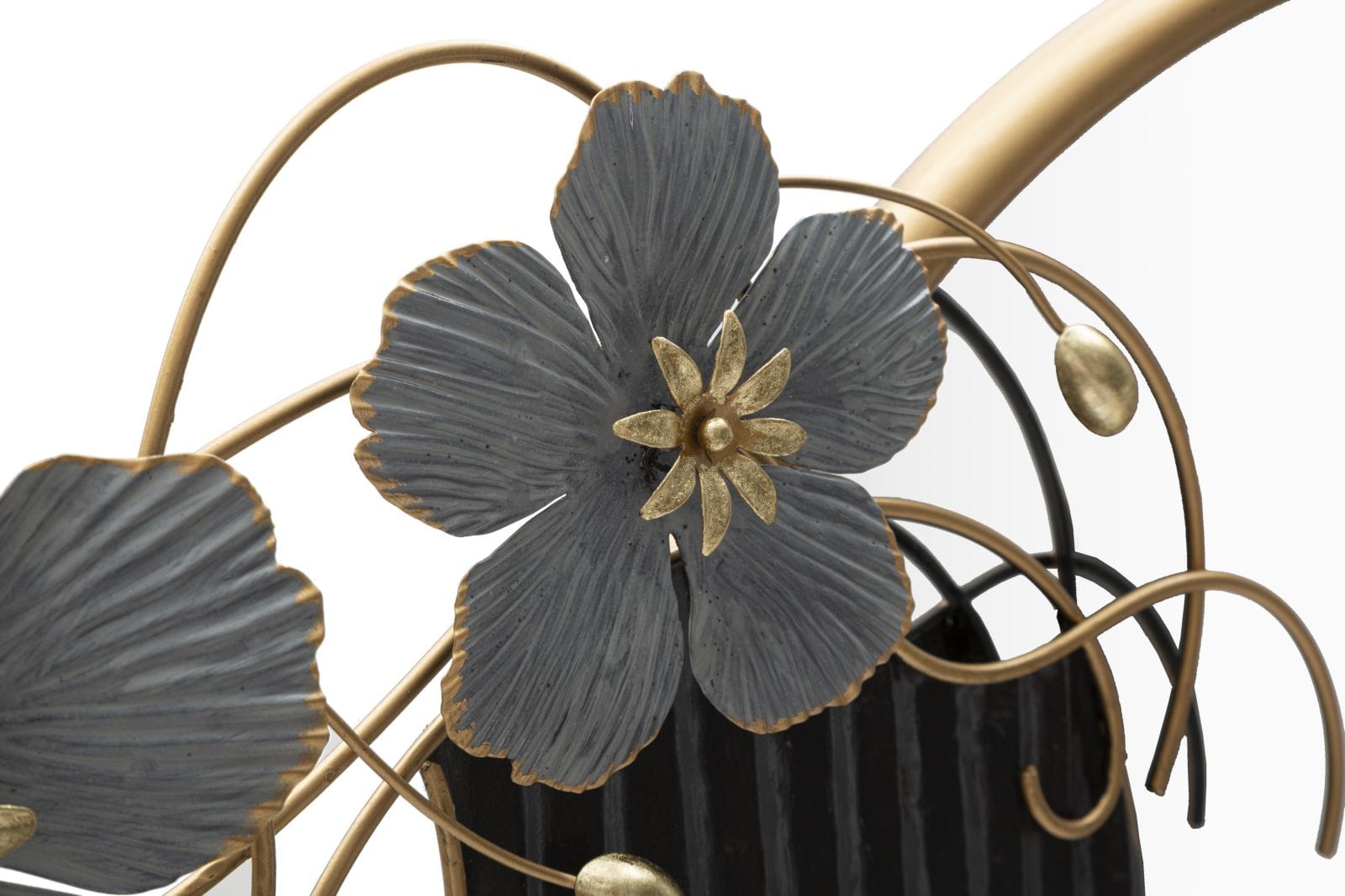 Mauro Ferretti Decoratiune metalica de perete, cu oglinda, Woman Multicolor, l81,9xA7xH61 cm