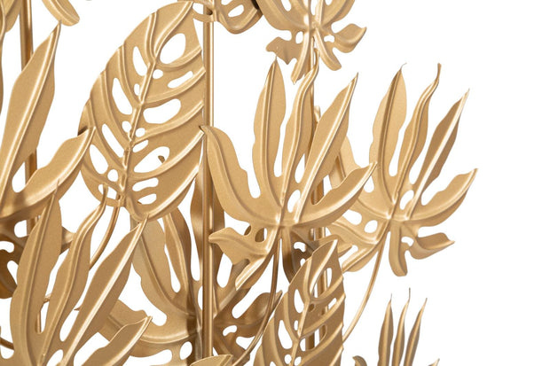 Mauro Ferretti Decoratiune metalica, Palm Auriu, L56xl10xH57,5 cm
