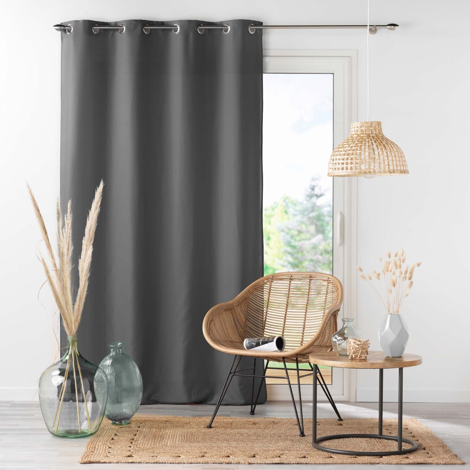 Draperie Absolu Antracit, 140 x 280 cm (1)