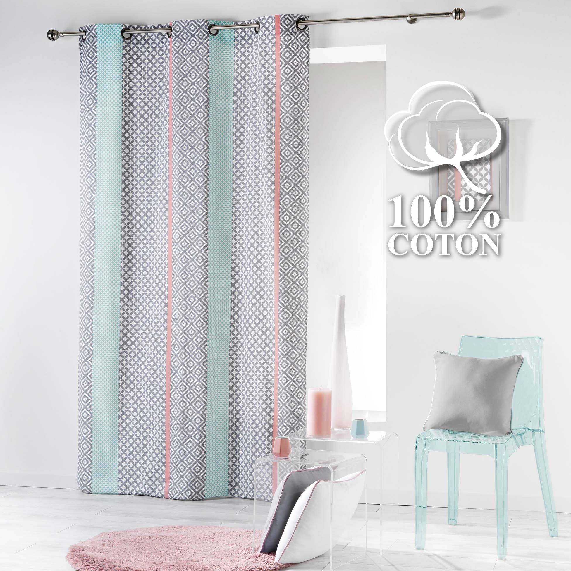 Draperie Baltic Multicolor, 140 x 240 cm (3)