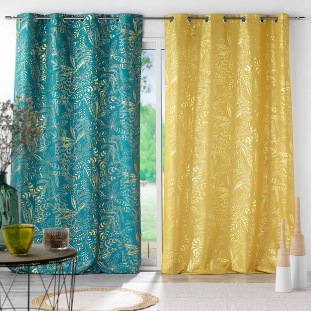 U10 Draperie Belflor Galben / Auriu, 140 x 260 cm