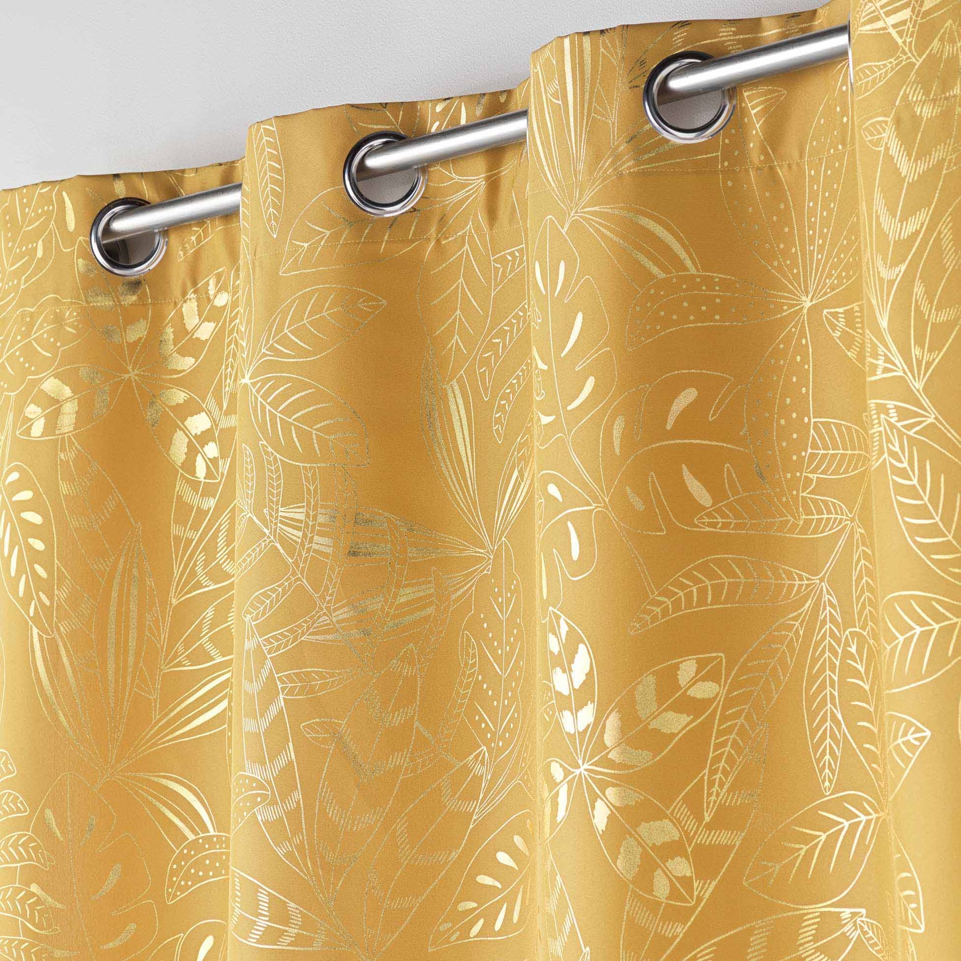 U10 Draperie Belflor Galben / Auriu, 140 x 280 cm